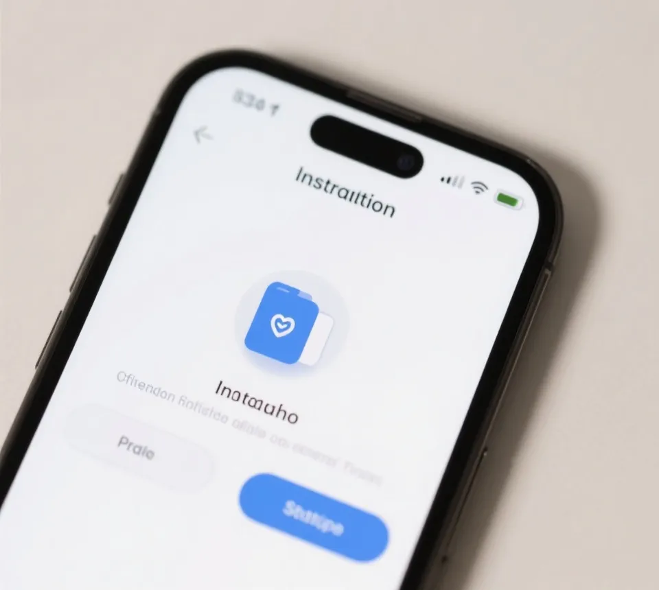 手機版安裝步驟示意圖