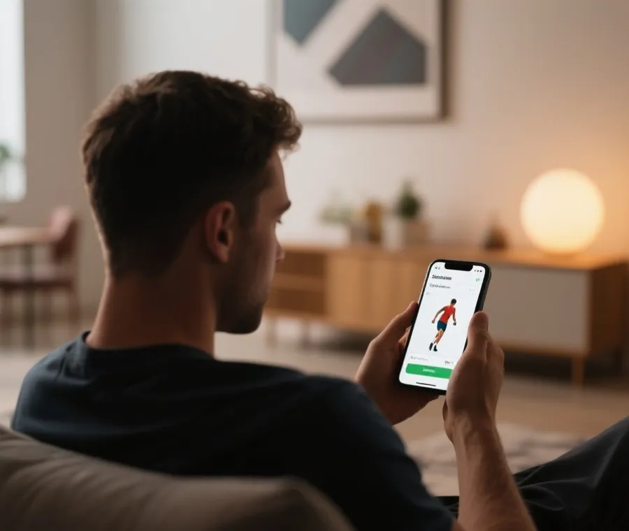 完成下載後開始使用手機版服務示意圖